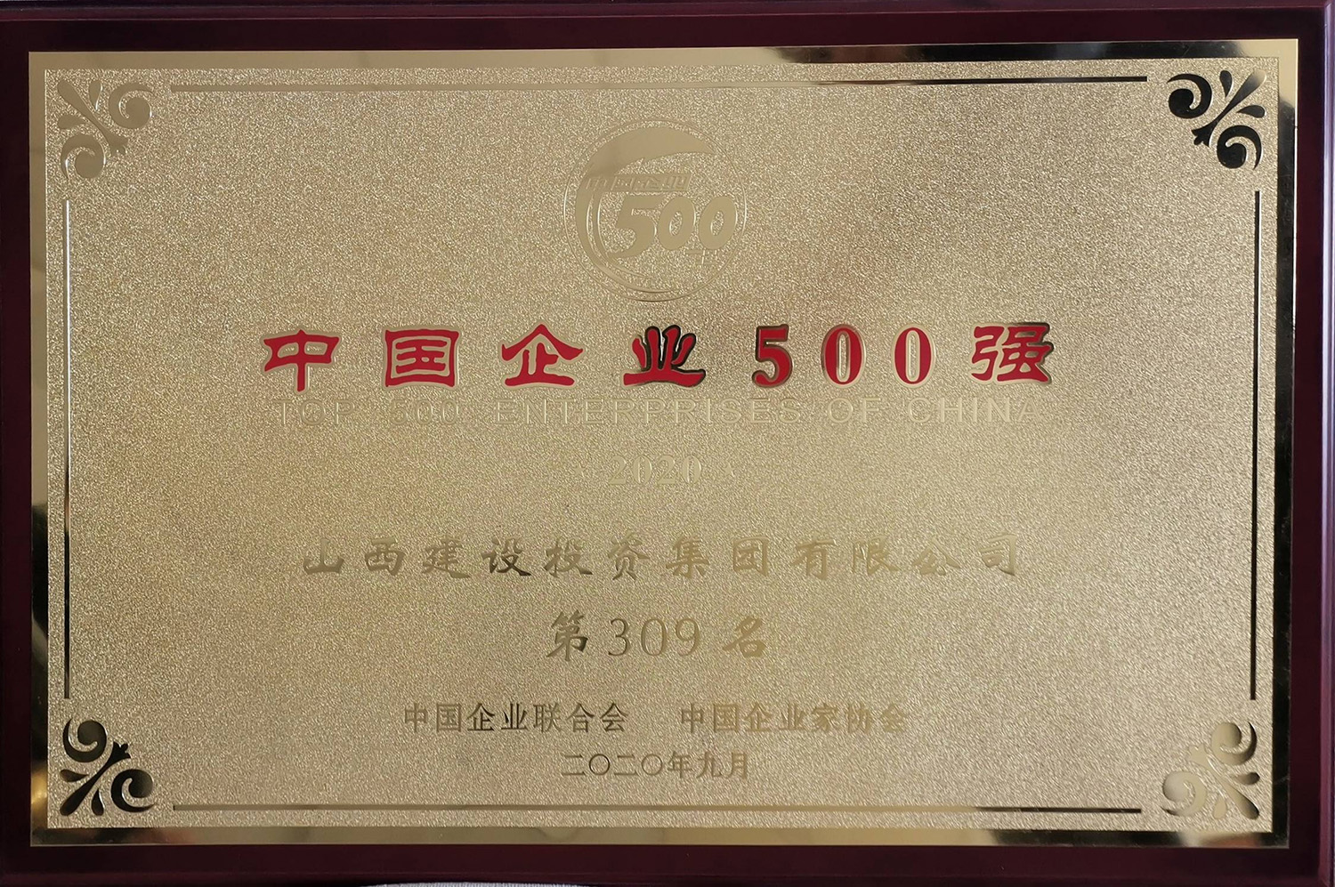2020年中国企业500强